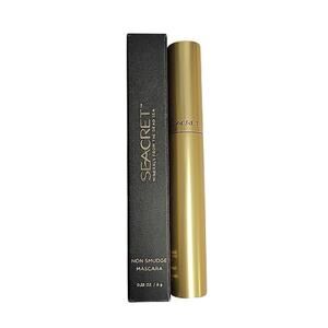 Seacret Non Smudge Mascara Black NEW Minerals From Dead Sea Cone Shaped Brush